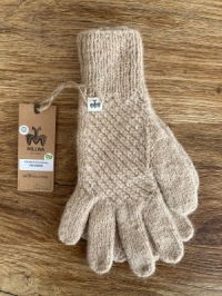 Alpaka-Handschuhe CALAMINA beige