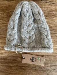 Alpaka-Mütze GRAU